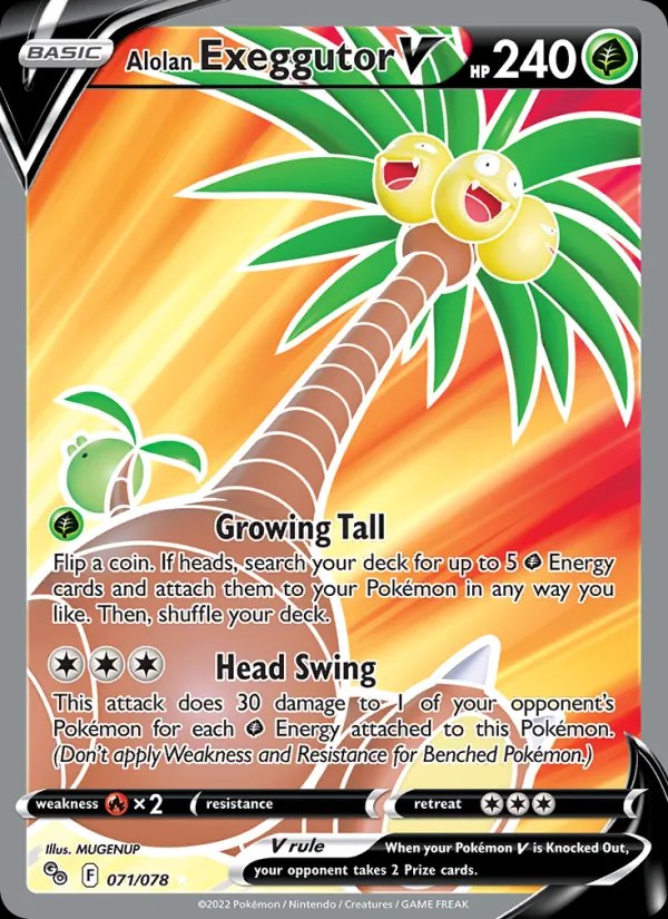 Alolan Exeggutor V (Full Art)