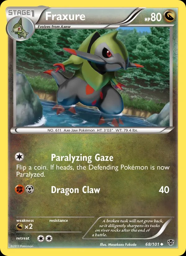 Fraxure (Mirror Holofoil)