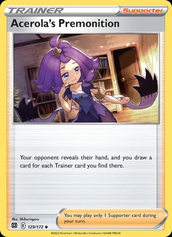 Acerola's Premonition - 148/184 (Mirror Holofoil)