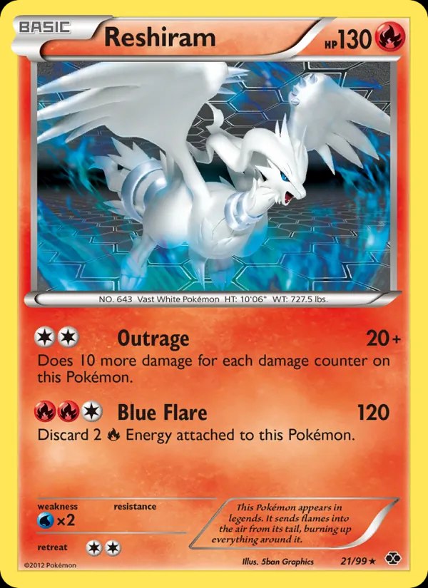 Reshiram - 21/99 (Next Destinies)