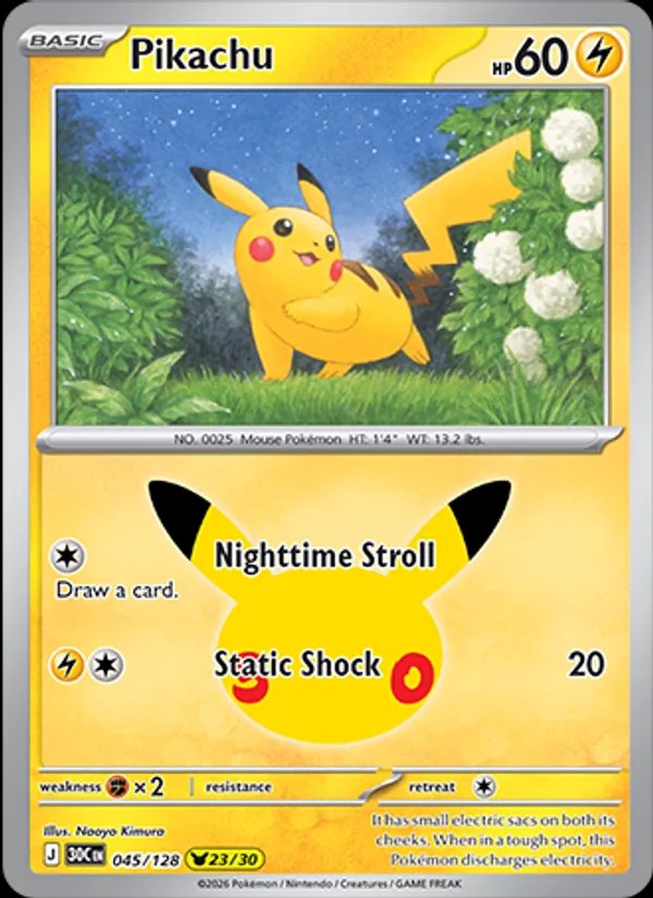 Pikachu - 045/128