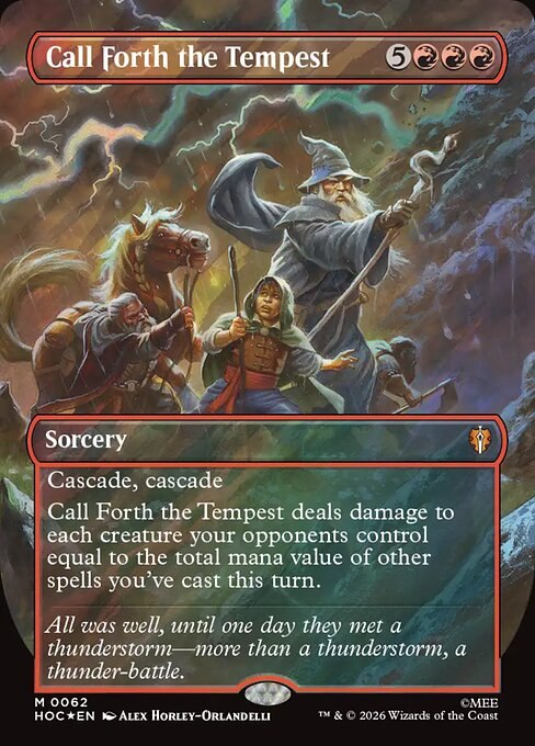 Call Forth the Tempest (Borderless) (Surge Foil)
