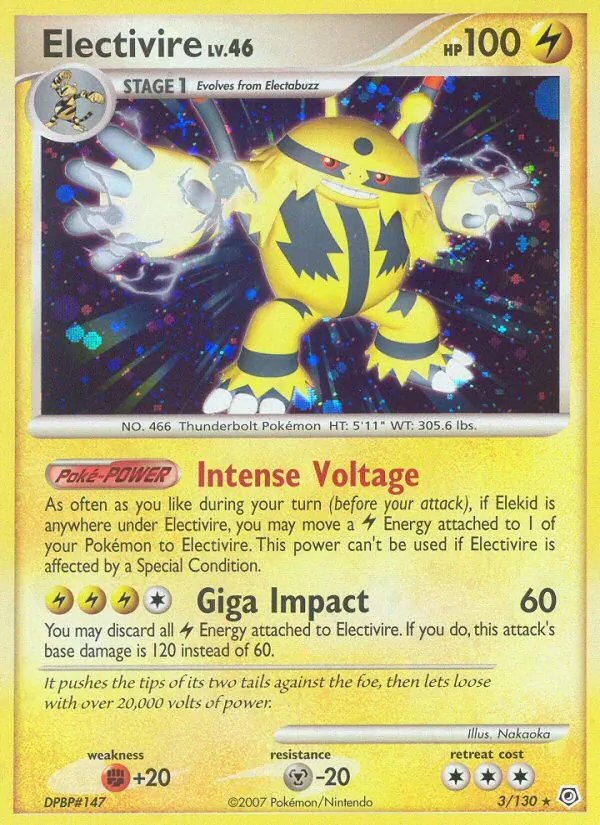 Electivire - 3/130 (Regional Championships) [Staff]