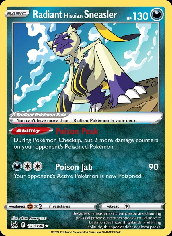 Radiant Hisuian Sneasler - 123/196