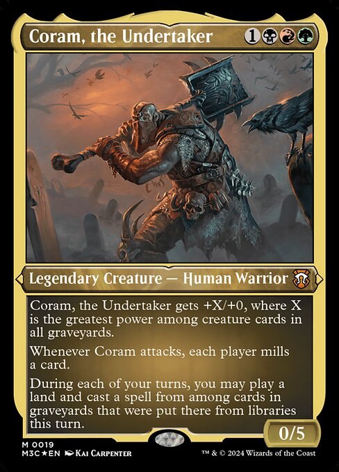 Coram, the Undertaker (Foil Etched)