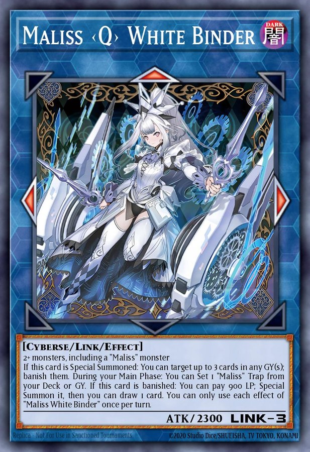 Maliss <Q> White Binder