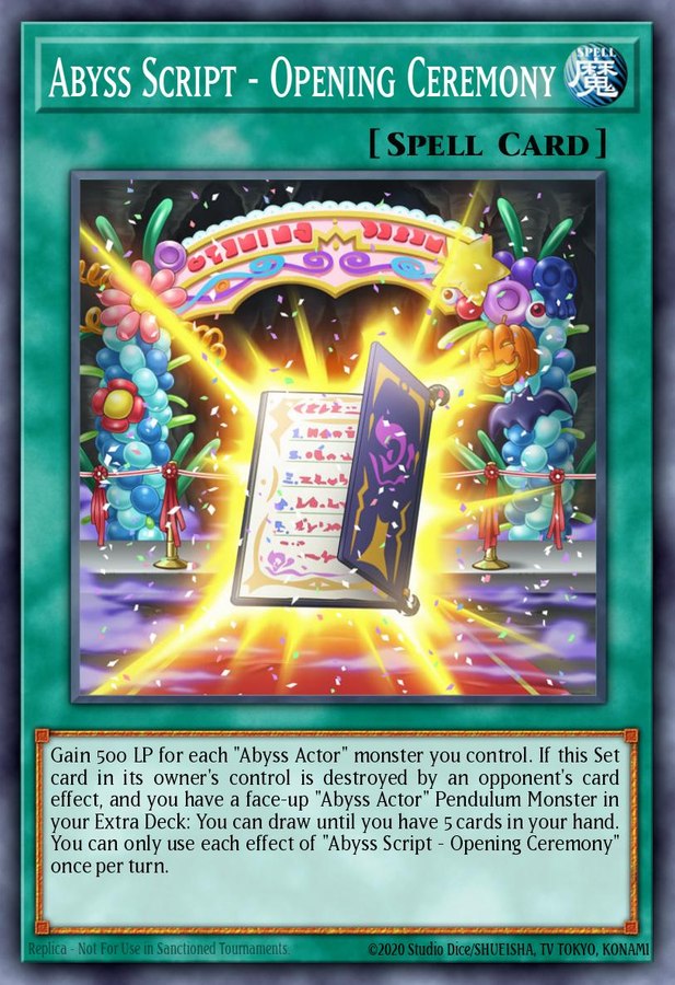 Abyss Script - Opening Ceremony