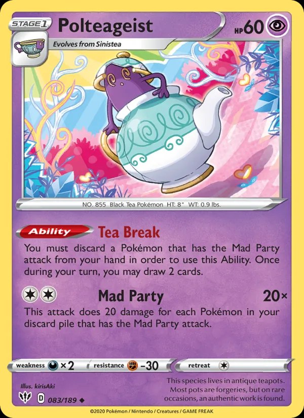 Polteageist - 83/189 (Pokemon League) [Thank You]