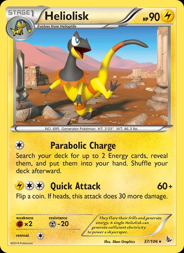 Heliolisk - 37/106 (XY Flashfire)