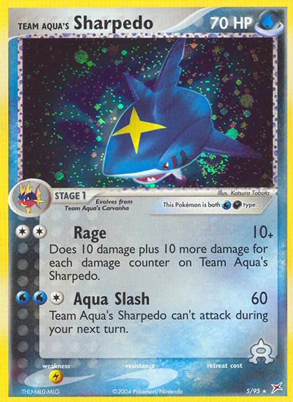 Team Aqua's Sharpedo - 5/95