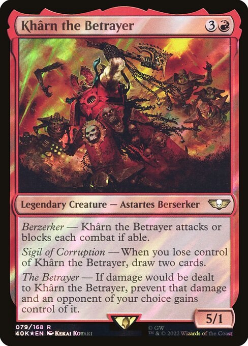 Kharn the Betrayer (Surge Foil)