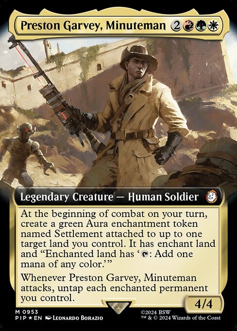 Preston Garvey, Minuteman (Extended Art) (Surge Foil)