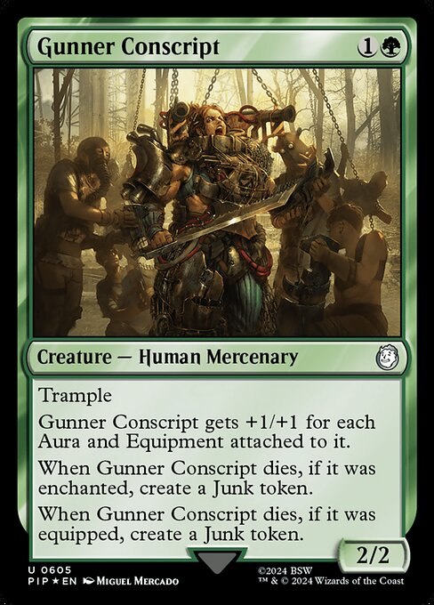 Gunner Conscript (Surge Foil)