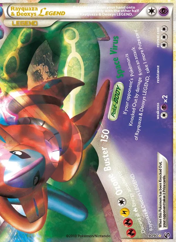 Rayquaza & Deoxys Legend (90) - 2011 (David Cohen)