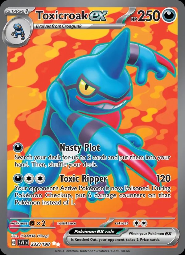 Toxicroak ex - 232/198