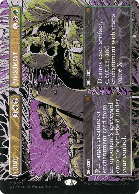 Crime // Punishment (Textured Foil)