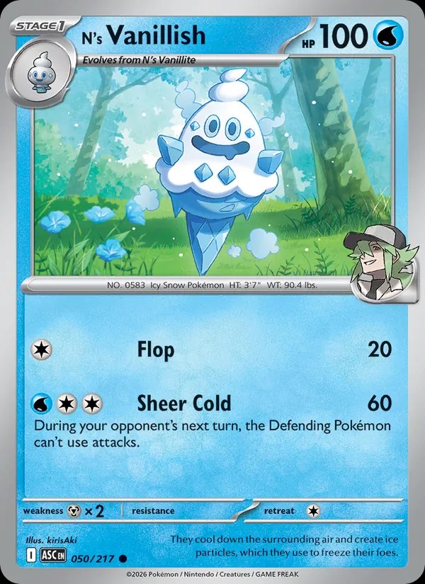 N's Vanillish (Poke Ball Pattern)