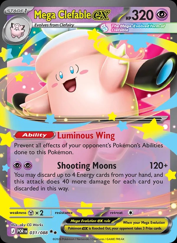 Mega Clefable ex - 030/080