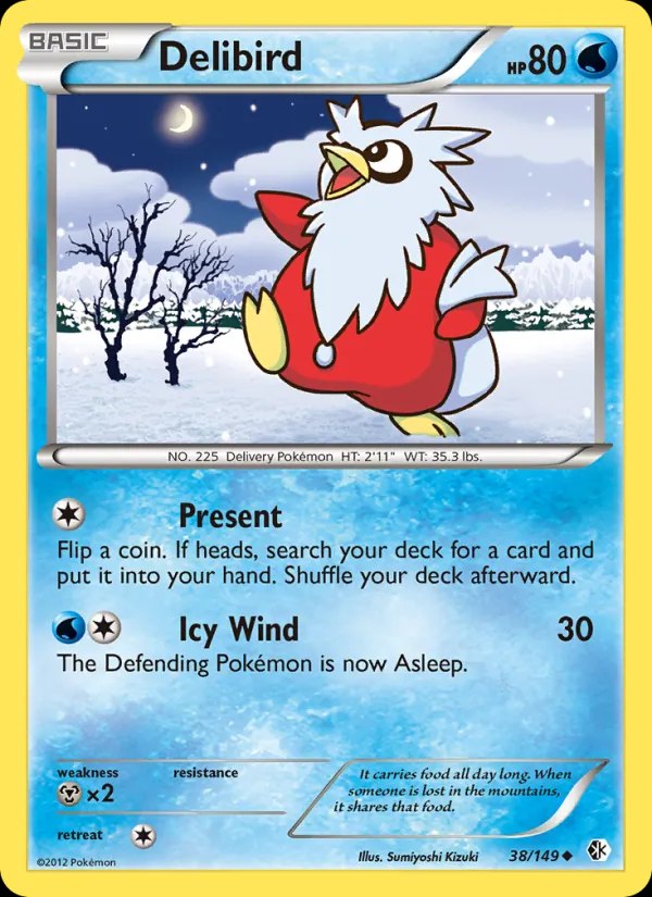 Delibird - 38/149 (Pokemon League) [1st Place]