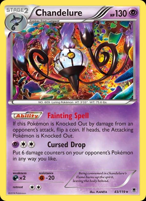 Chandelure - 43/119 (Cosmos Holo)