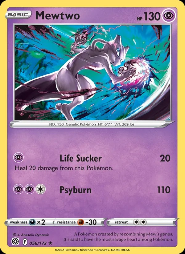 Mewtwo - 056/172 (Cosmos Holo)