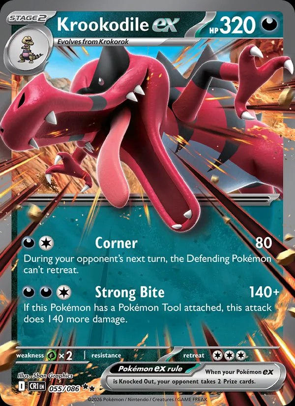 Krookodile ex - 046/M-P