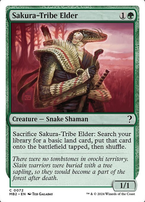 Sakura-Tribe Elder (White Border)