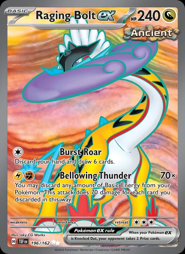 Raging Bolt ex - 196/162