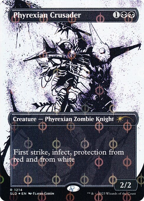 Phyrexian Crusader (Step-and-Compleat Foil)