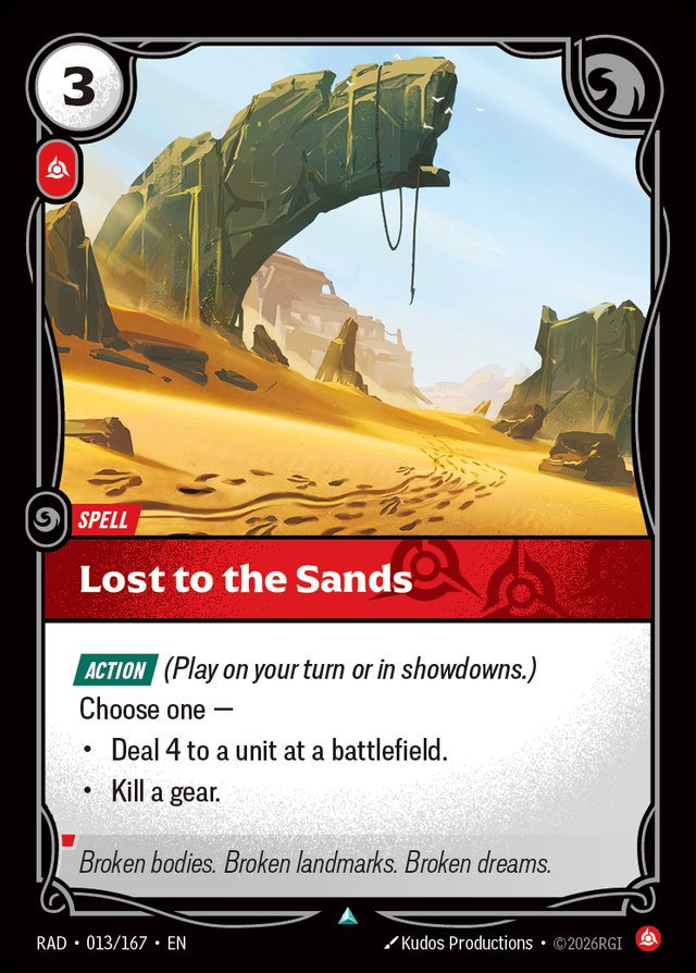 Lost to the Sands
