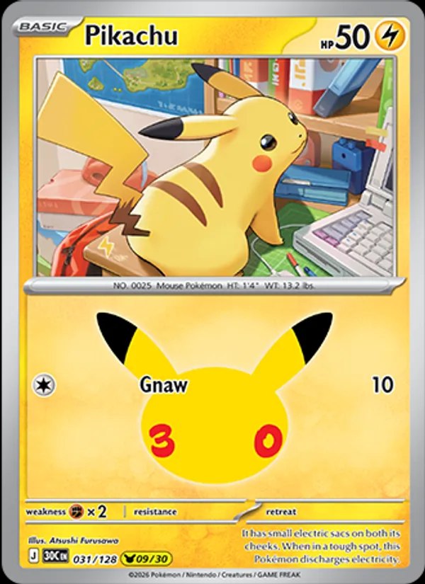 Pikachu - 031/128