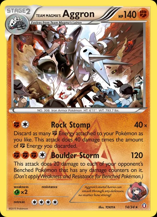 Team Magma's Aggron - 017/033
