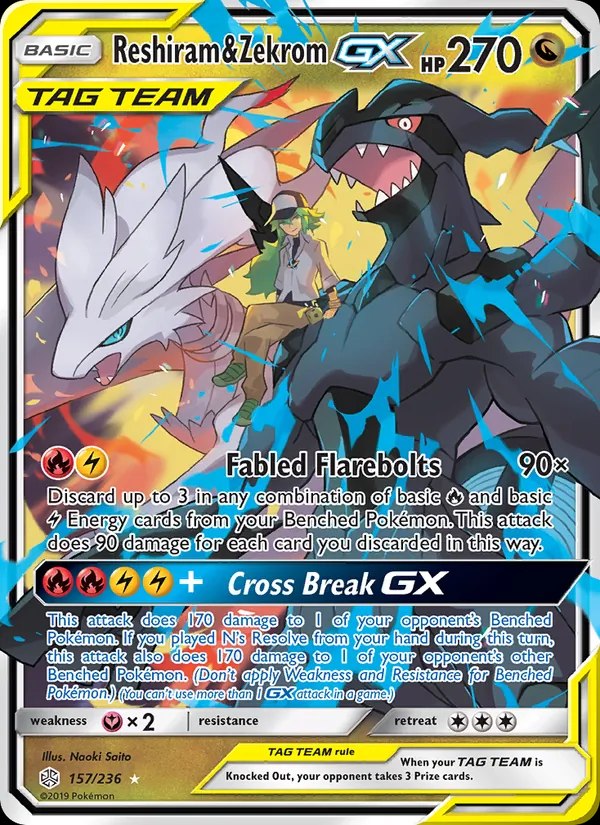 Reshiram & Zekrom GX - 064/049