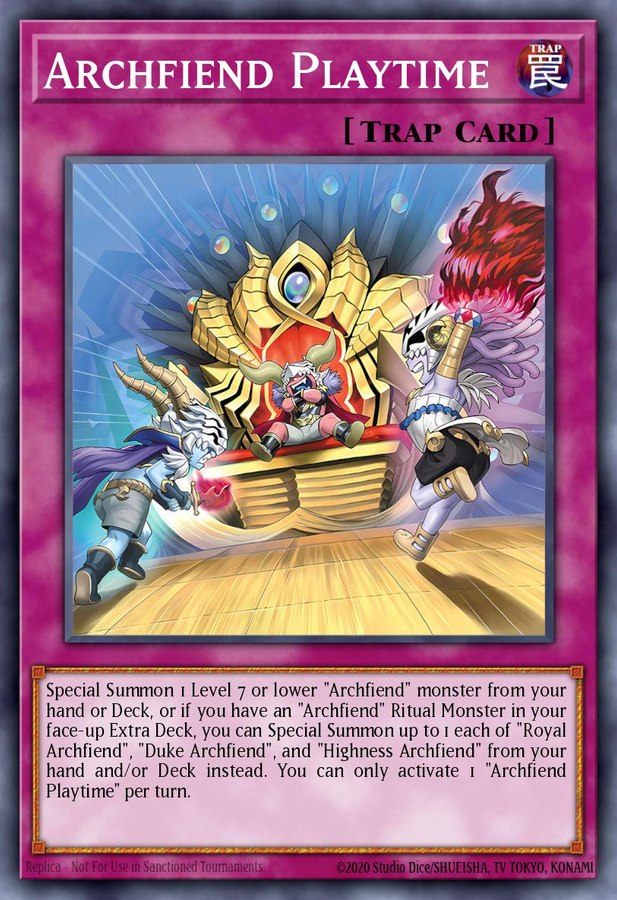 Archfiend Playtime