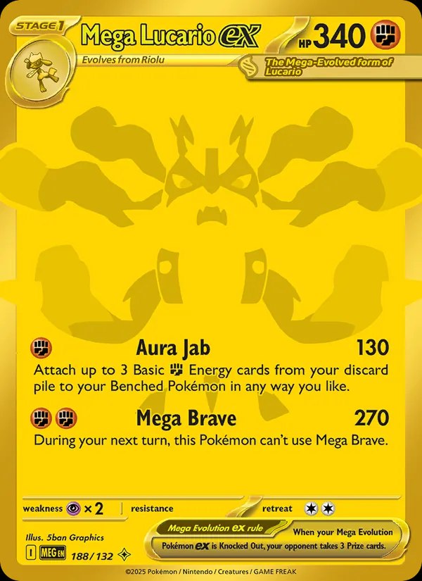 Mega Lucario ex - 188/132