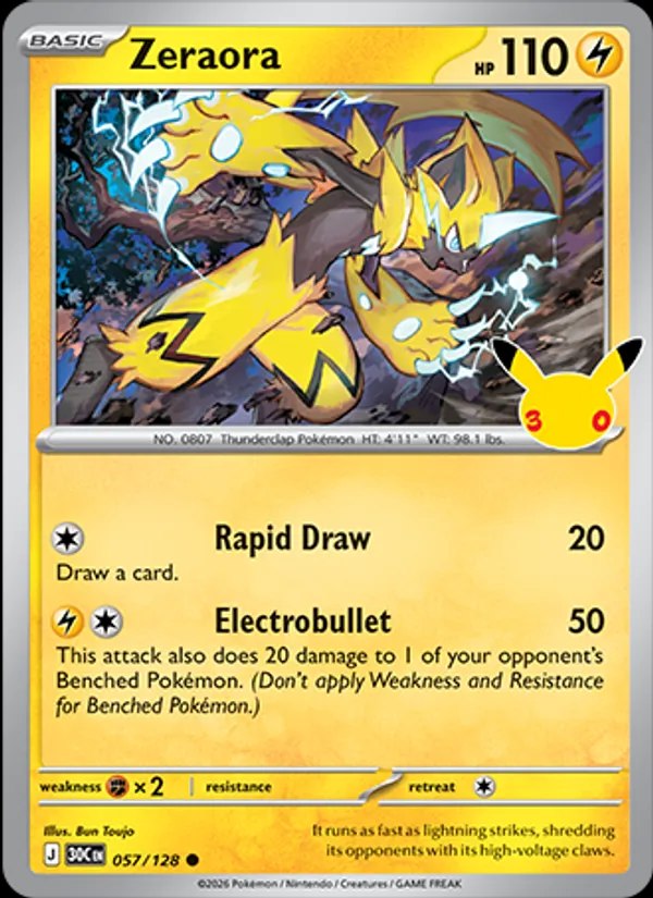 Zeraora - 109/102