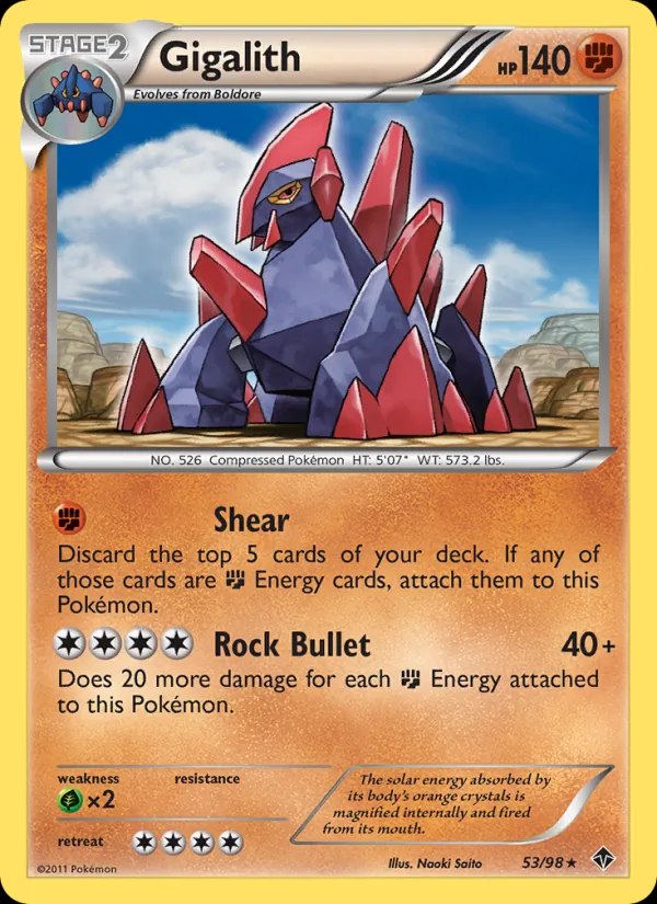 Gigalith - 045/086 (Master Ball Pattern)