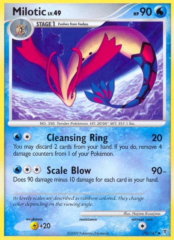 Milotic - 70/147 (Prerelease) [Staff]
