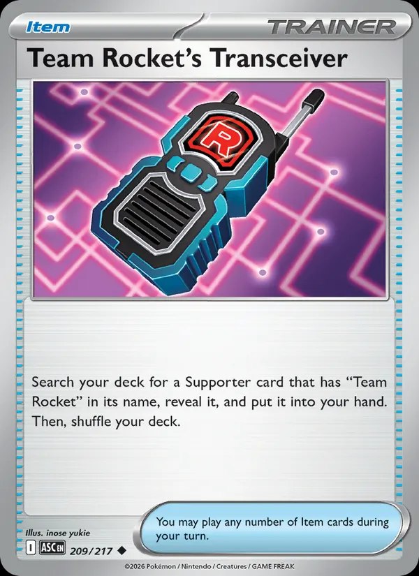 Team Rocket's Transceiver - 209/217