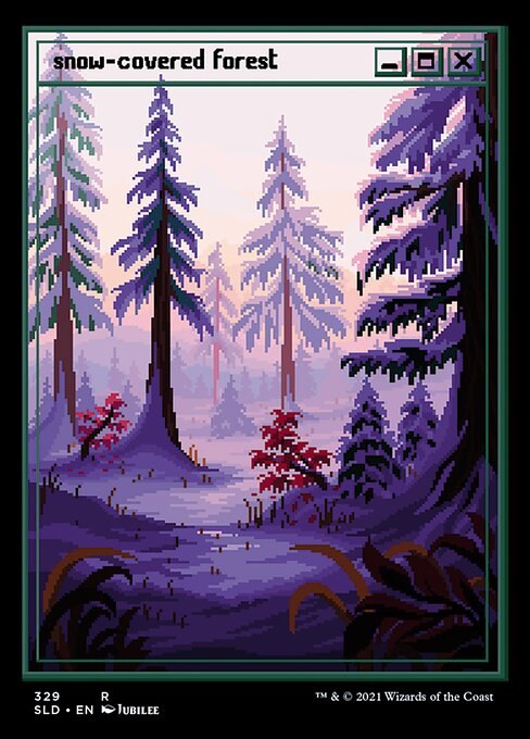 Snow-Covered Forest (PixelSnowLands.jpg)