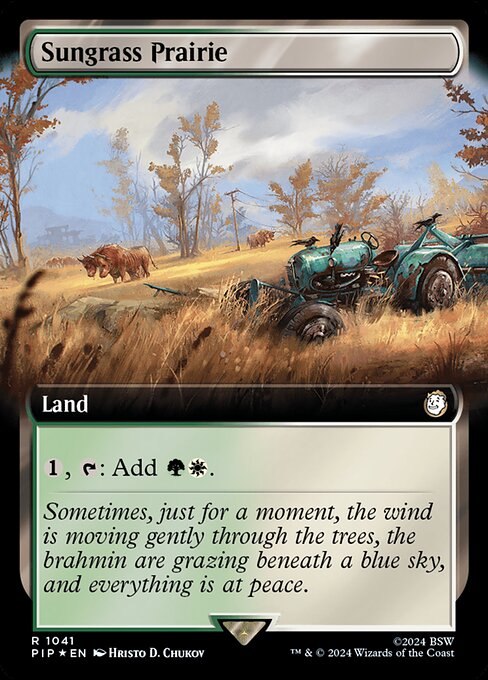 Sungrass Prairie (Extended Art) (Surge Foil)
