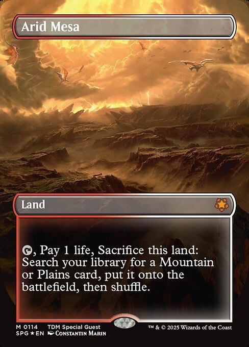 Arid Mesa (Borderless) (Dragonscale Foil)