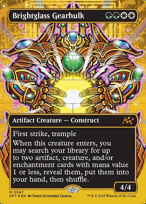 Brightglass Gearhulk (Borderless) (First-Place Foil)
