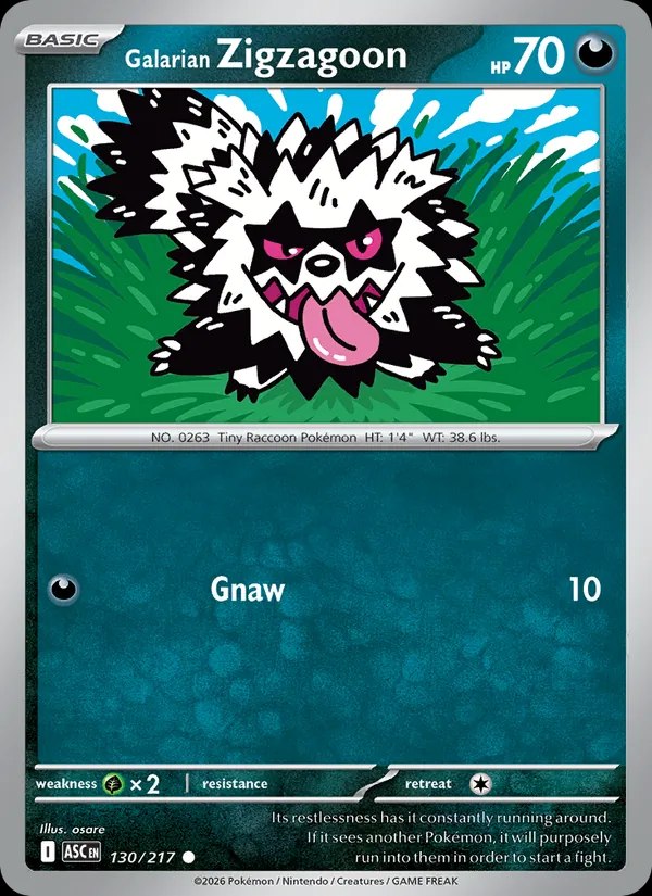Galarian Zigzagoon (Energy Symbol Pattern)