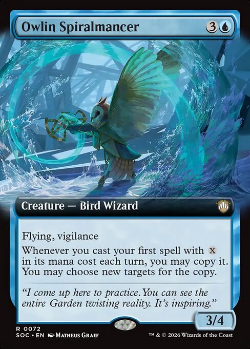 Owlin Spiralmancer (Extended Art)