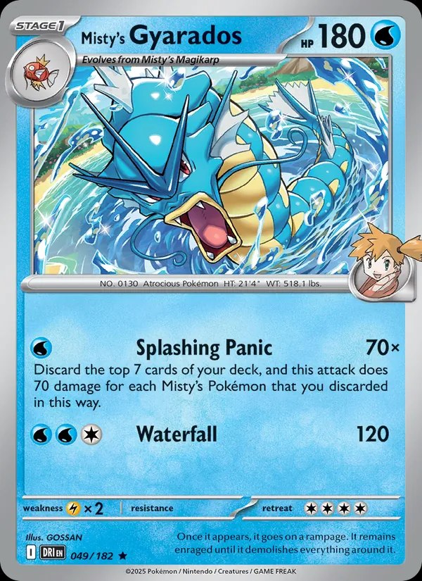 Misty's Gyarados (Prerelease) [Staff]