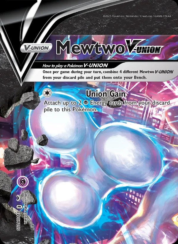 Mewtwo V-UNION (Top Right)