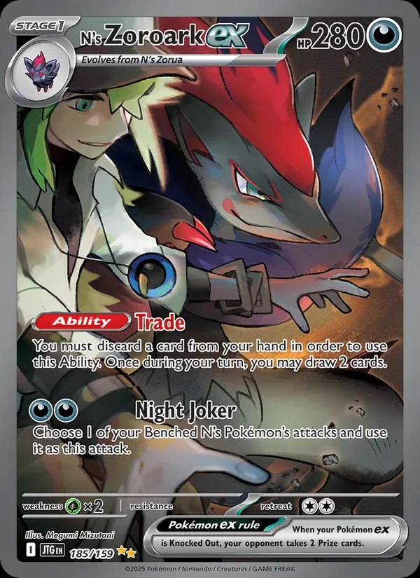 N's Zoroark ex - 185/159