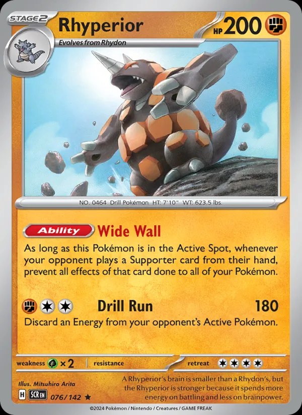 Rhyperior - 76/142 (Cosmos Holo)