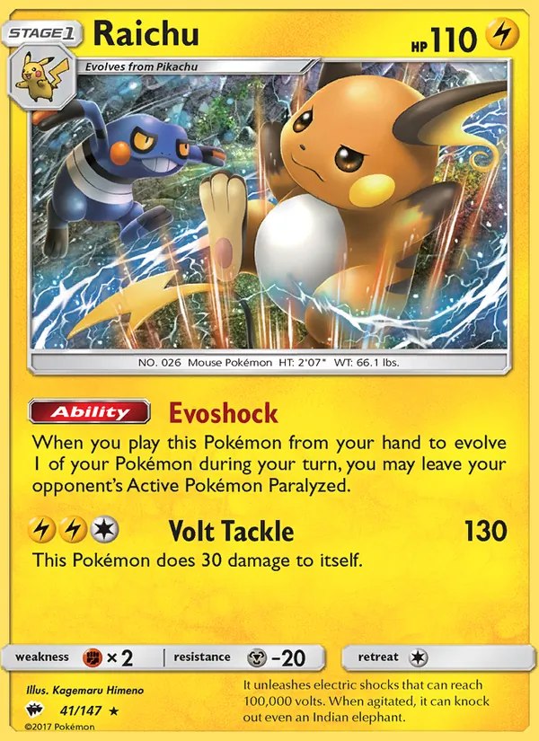 Raichu - 41/147 (League Challenge) [3rd Place]